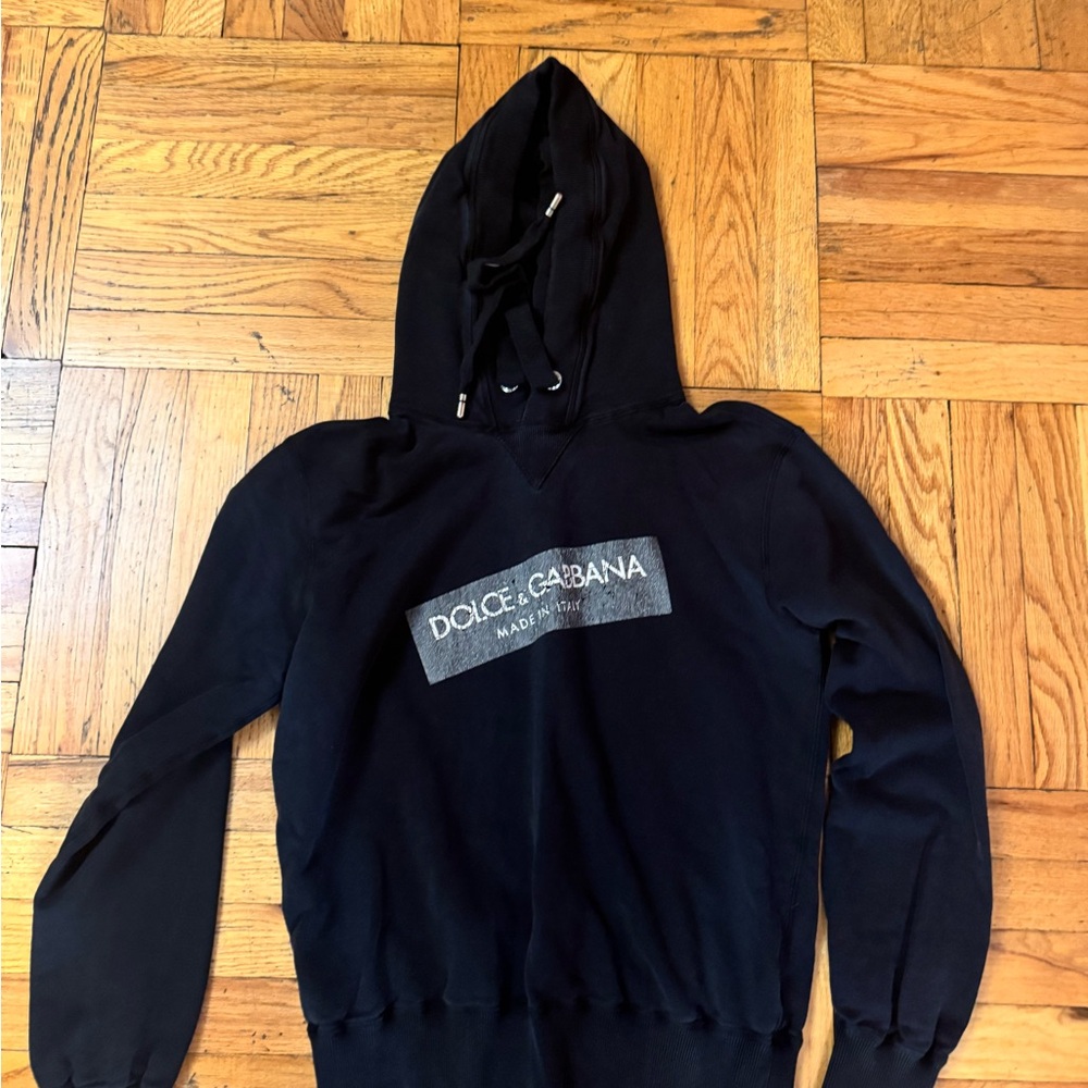 Dolce & Gabbana Black Logo Hoodie